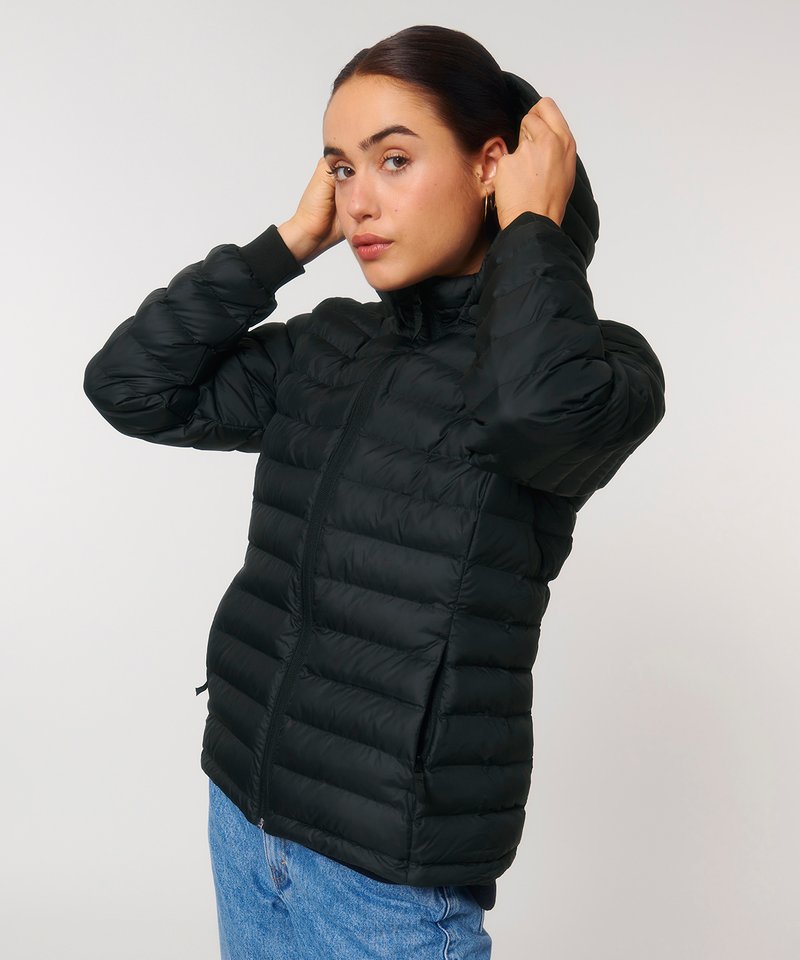 Womens Recycled Polyester Puffer Jacket