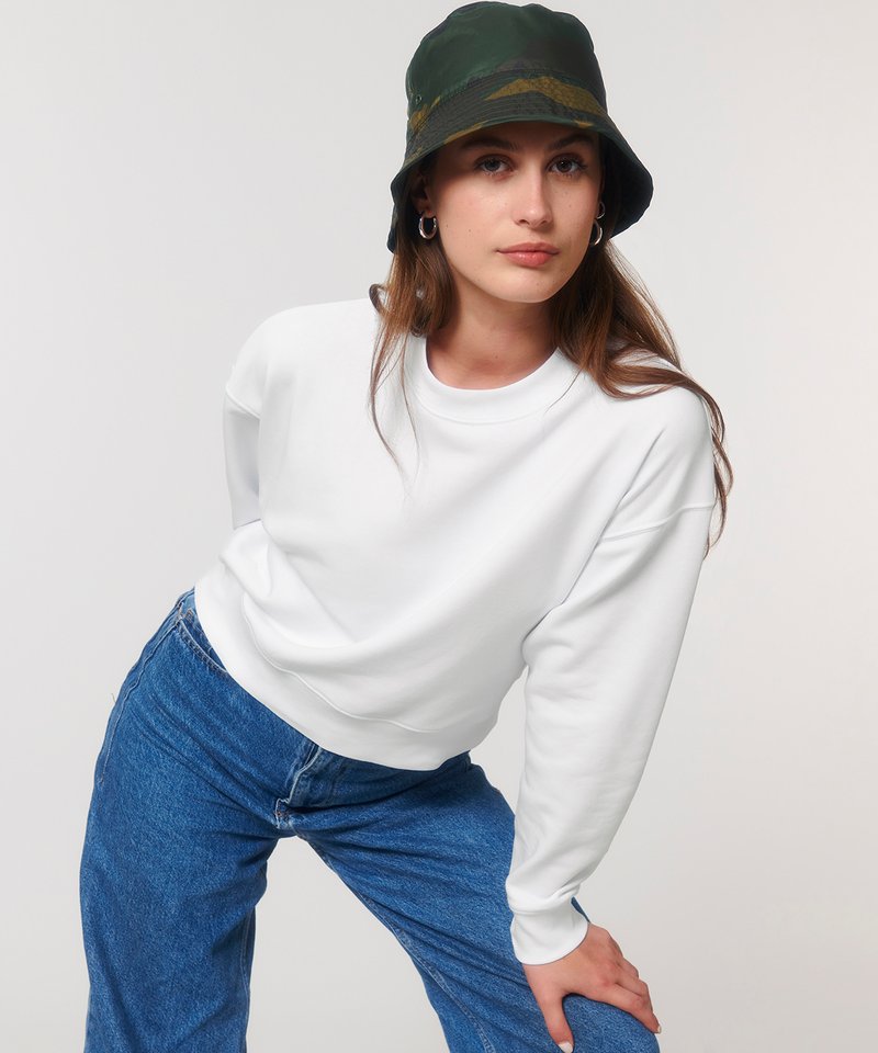 Organic Cropped Sweatshirt: Womens