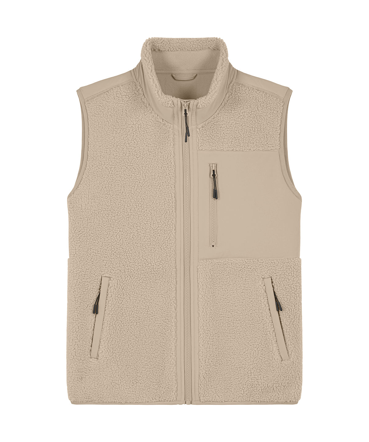 Unisex Recycled Sherpa Fleece Bodywarmer