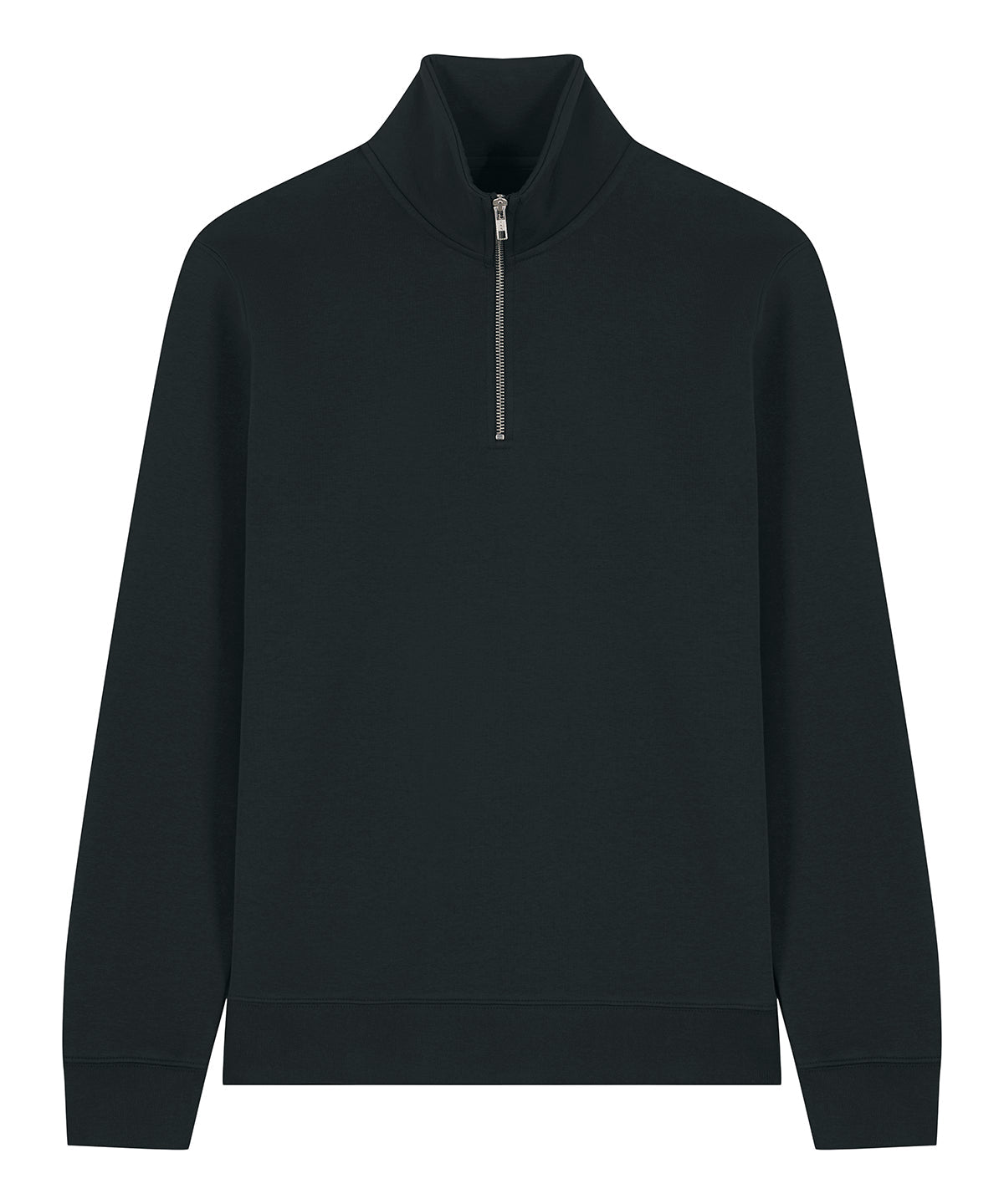 Mens Organic Zip Neck Sweatshirt