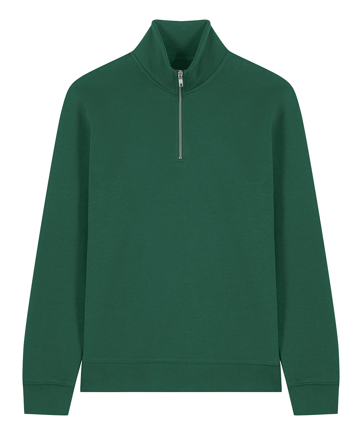 Mens Organic Zip Neck Sweatshirt