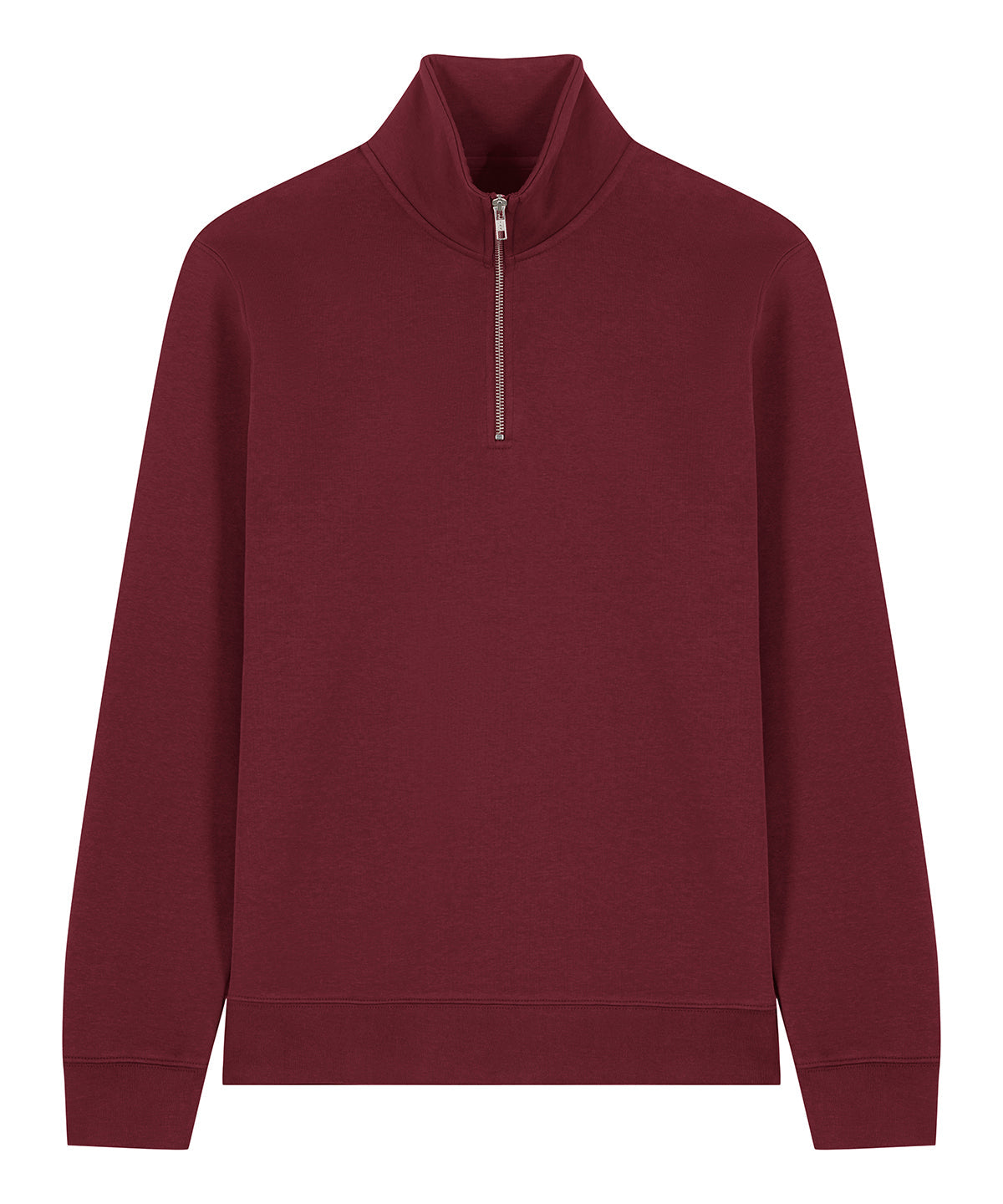 Mens Organic Zip Neck Sweatshirt