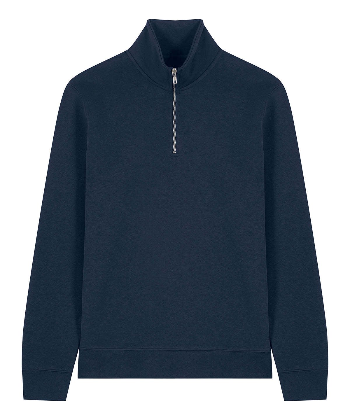 Mens Organic Zip Neck Sweatshirt