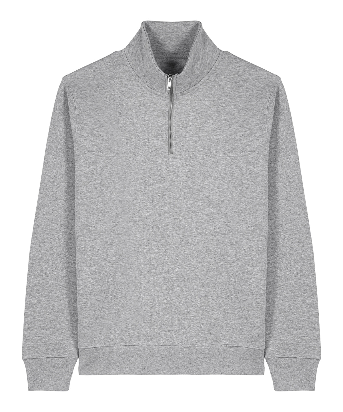 Mens Organic Zip Neck Sweatshirt