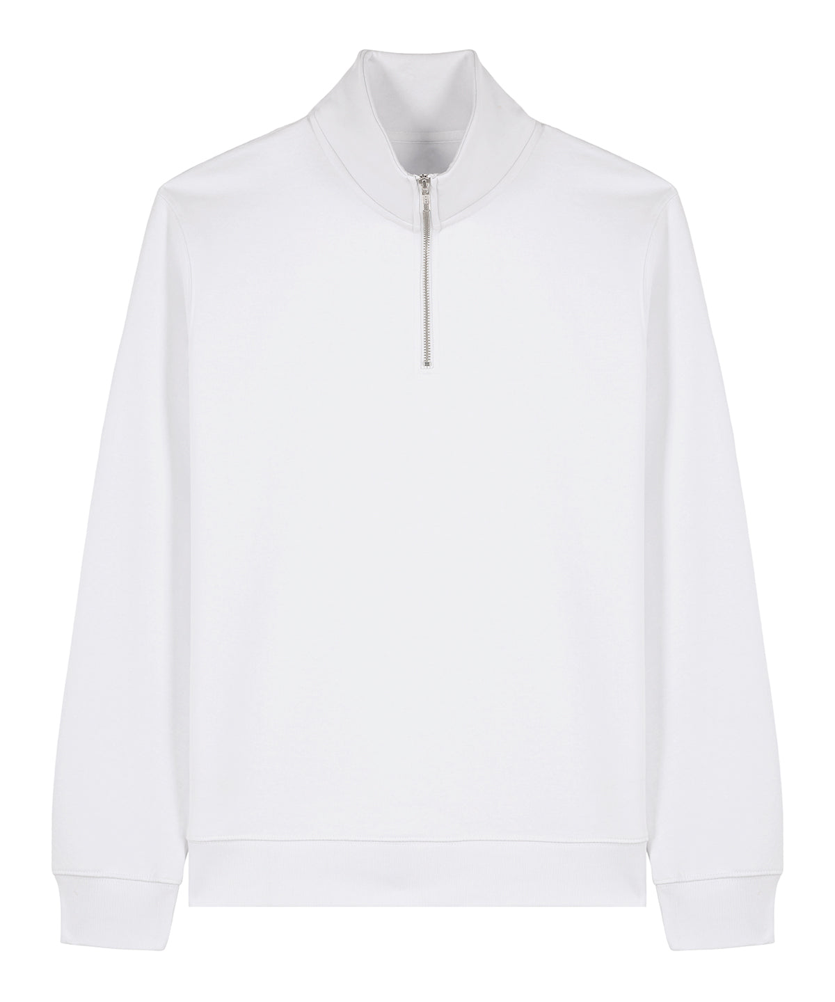 Mens Organic Zip Neck Sweatshirt