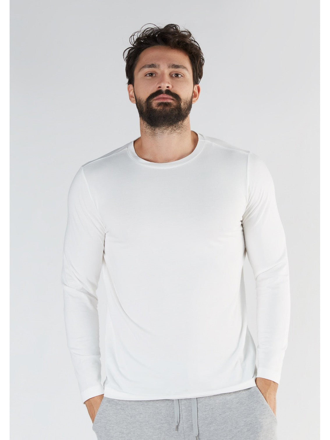 Mens Organic Active Long Sleeve T-shirt