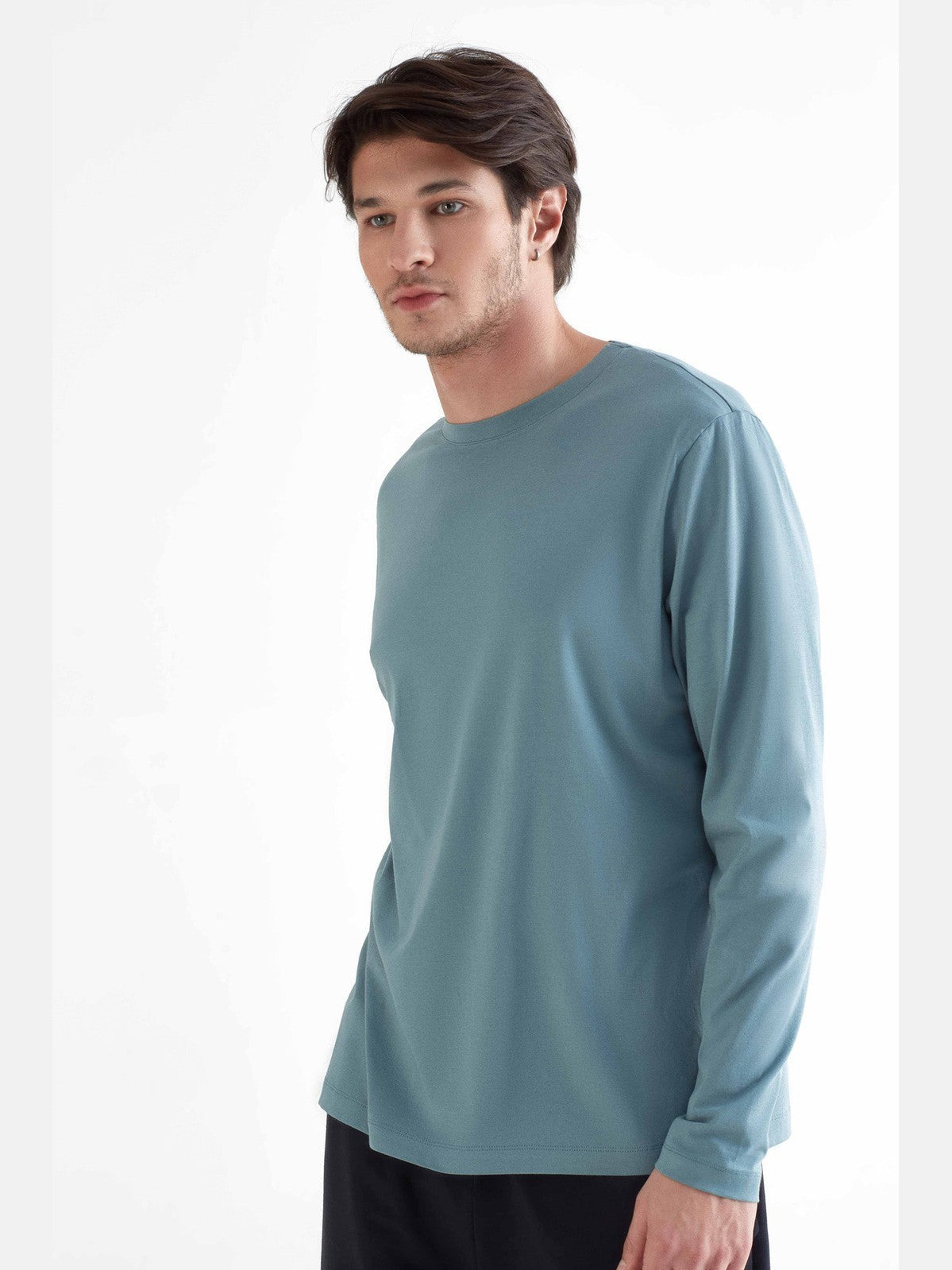 Mens Organic Active Long Sleeve T-shirt