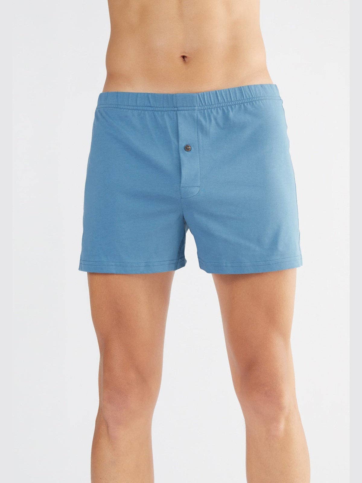 Organic Boxer Shorts with Button: Mens