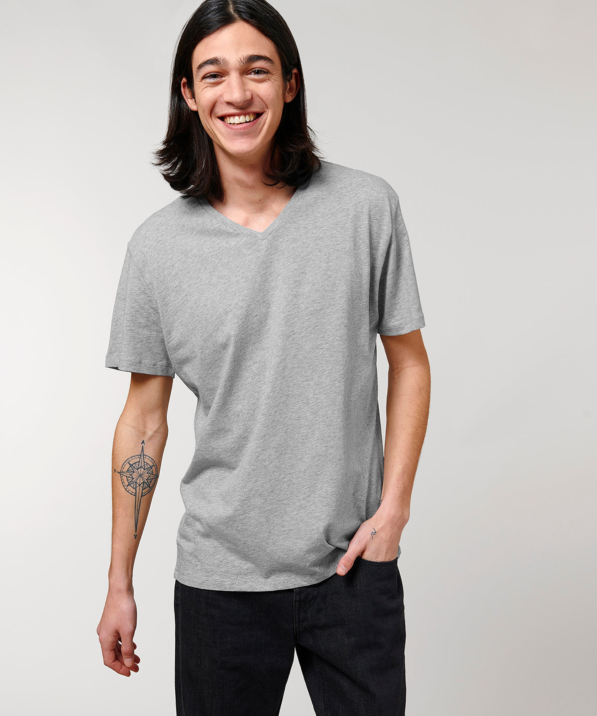 Mens Organic V-neck T-shirt