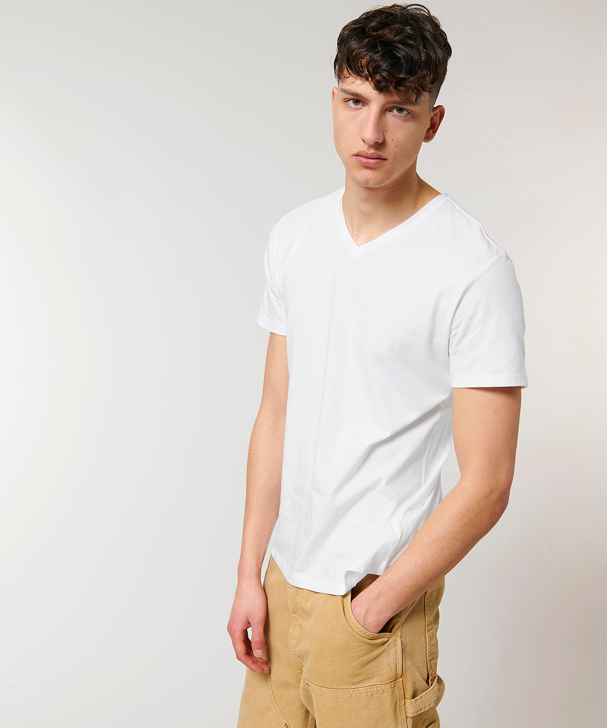 Mens Organic V-neck T-shirt