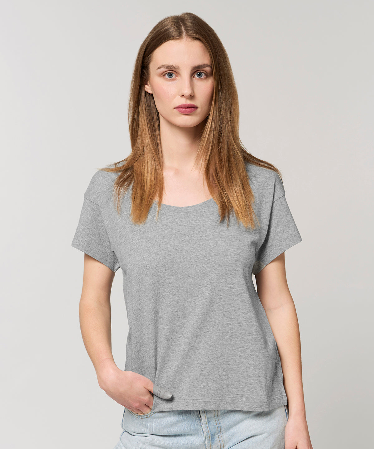 Womens Organic Scoop T-shirt: Womens