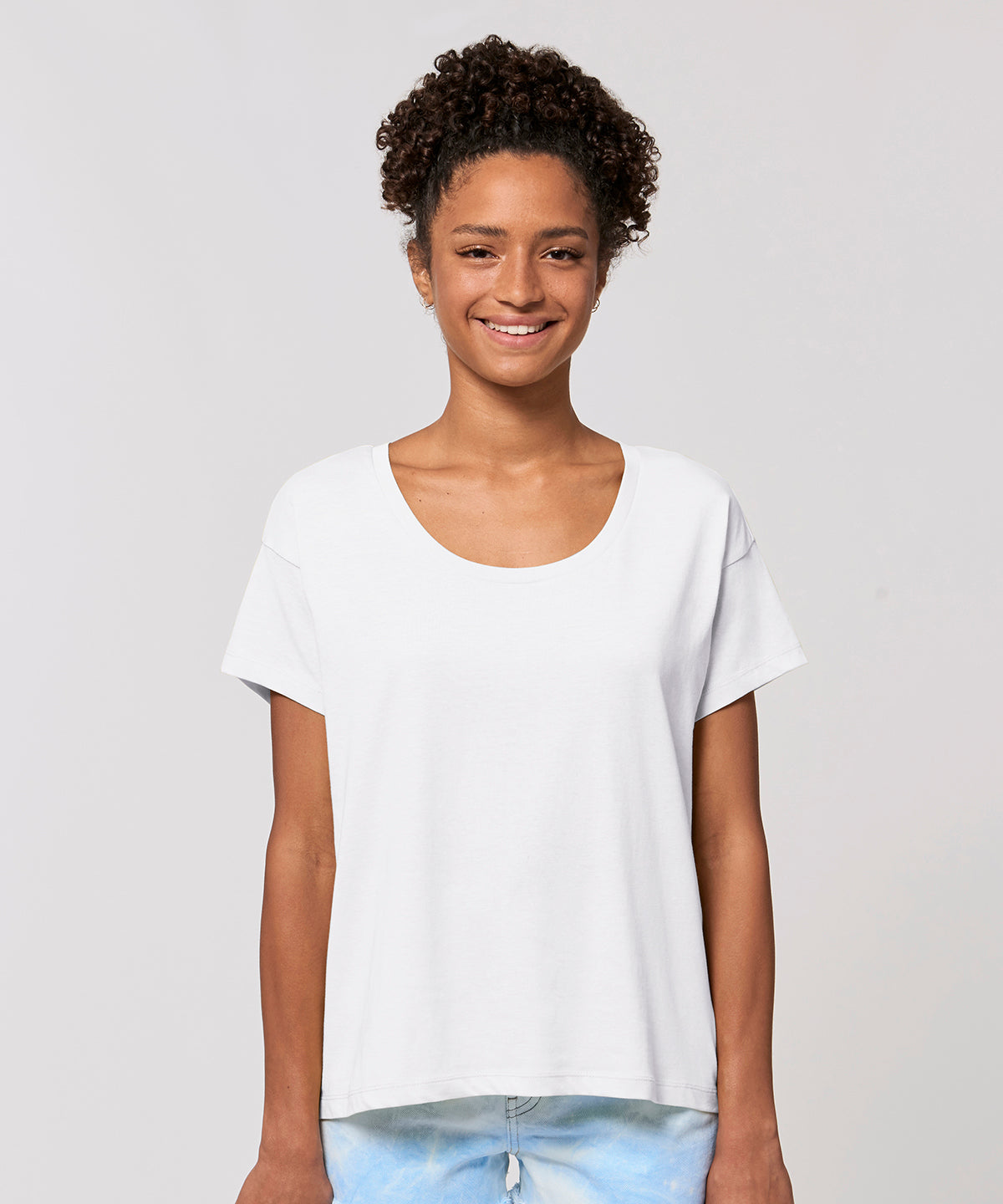 Womens Organic Scoop T-shirt: Womens