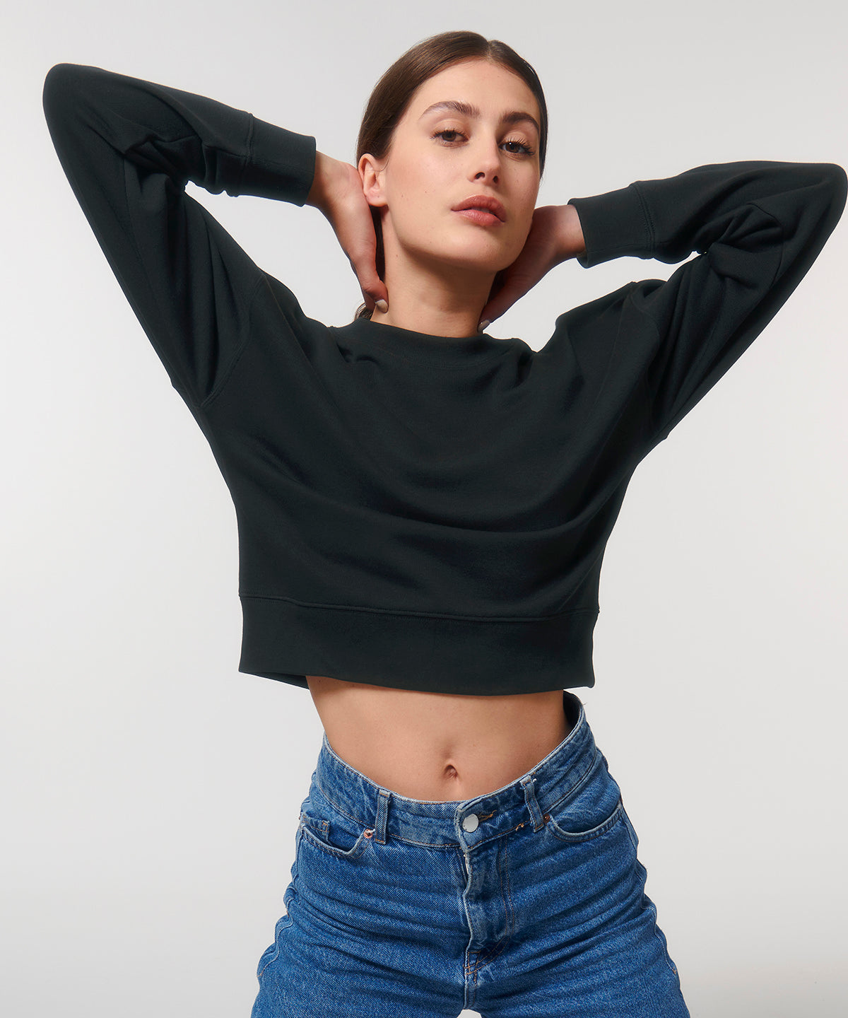 Organic Cropped Sweatshirt: Womens