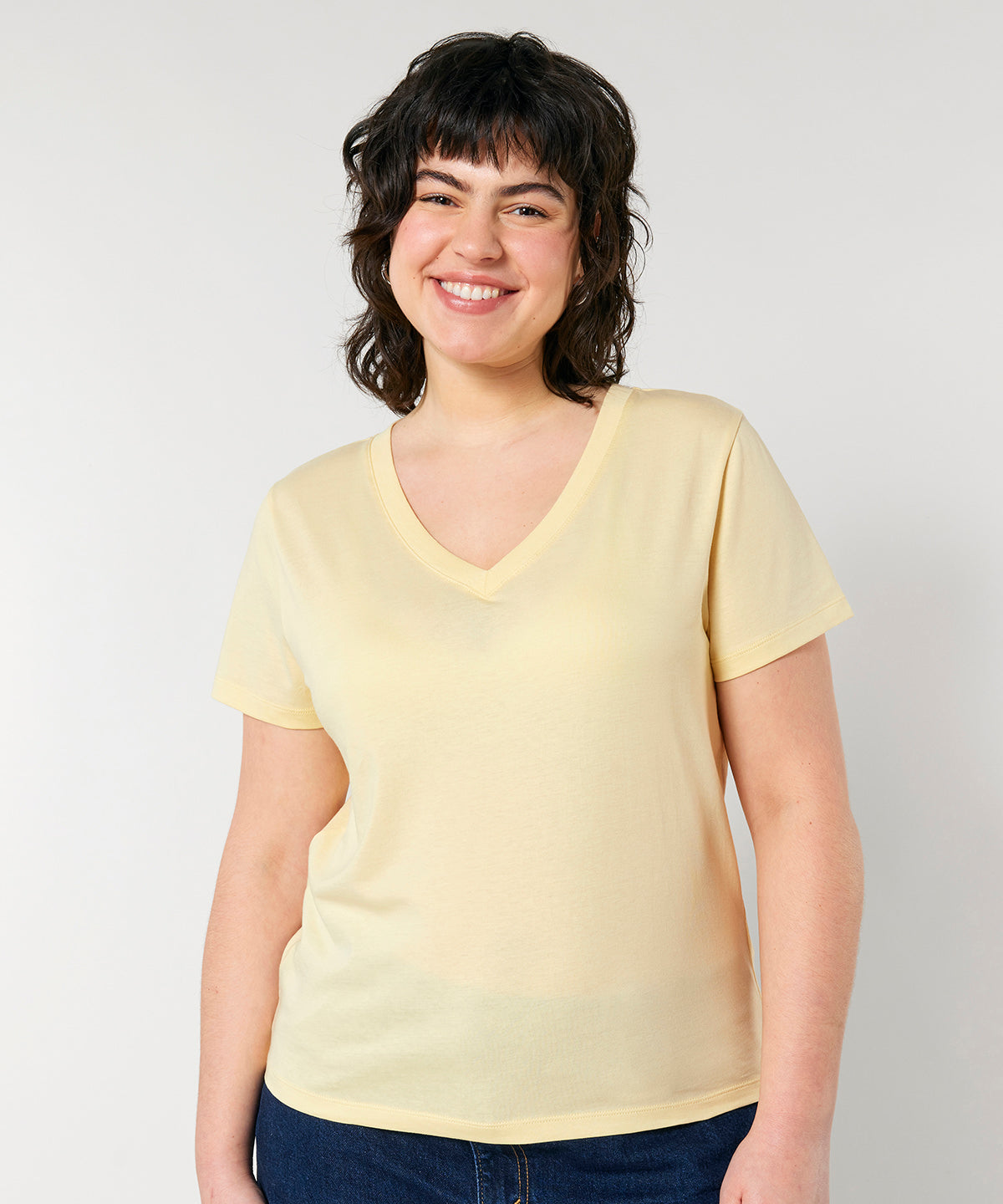 Womens Organic V-neck T-shirt