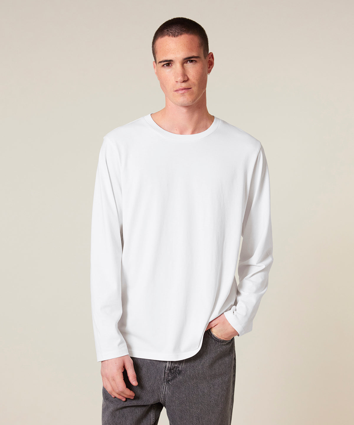 Mens Organic Long Sleeve T-shirt