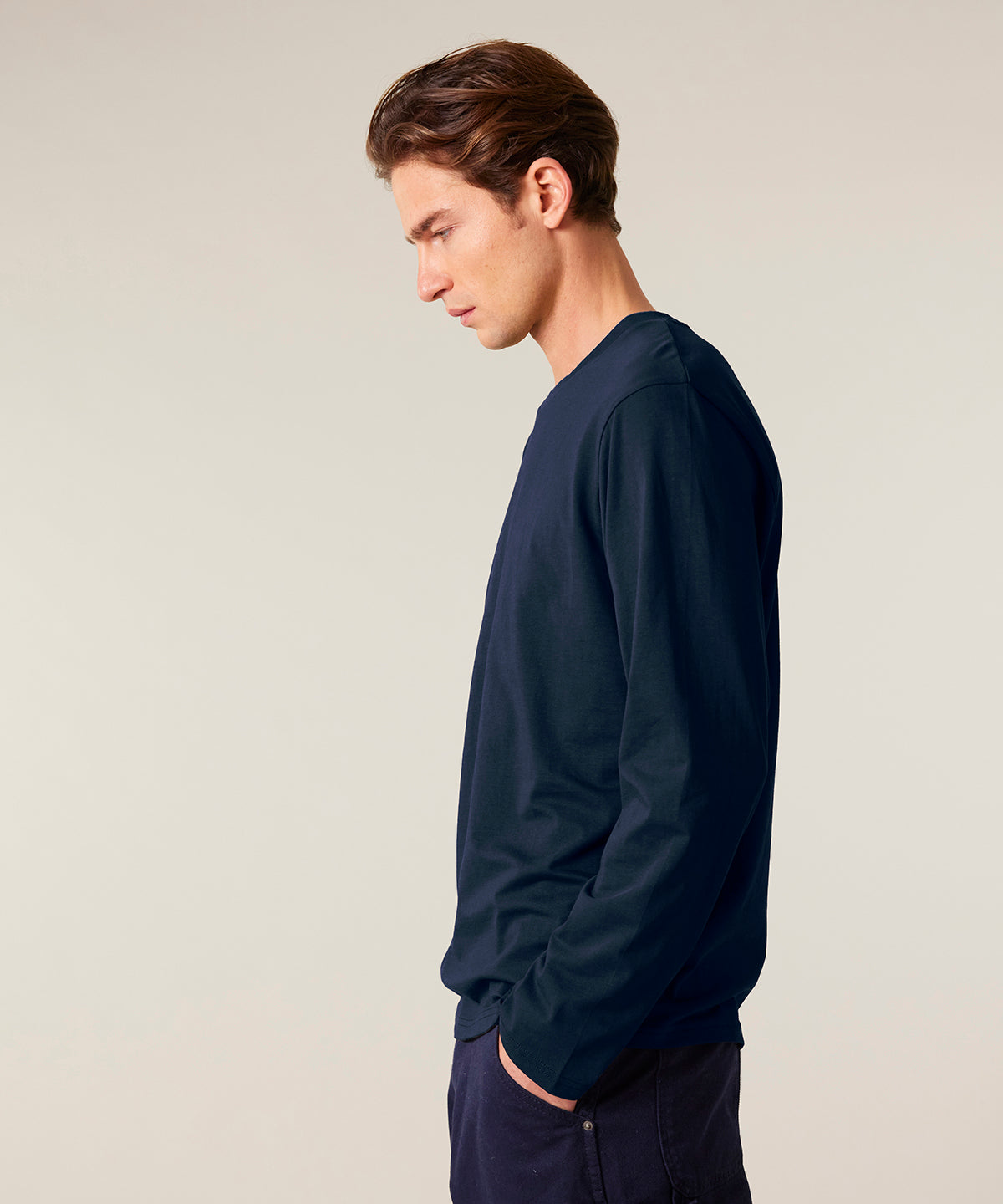 Mens Organic Long Sleeve T-shirt